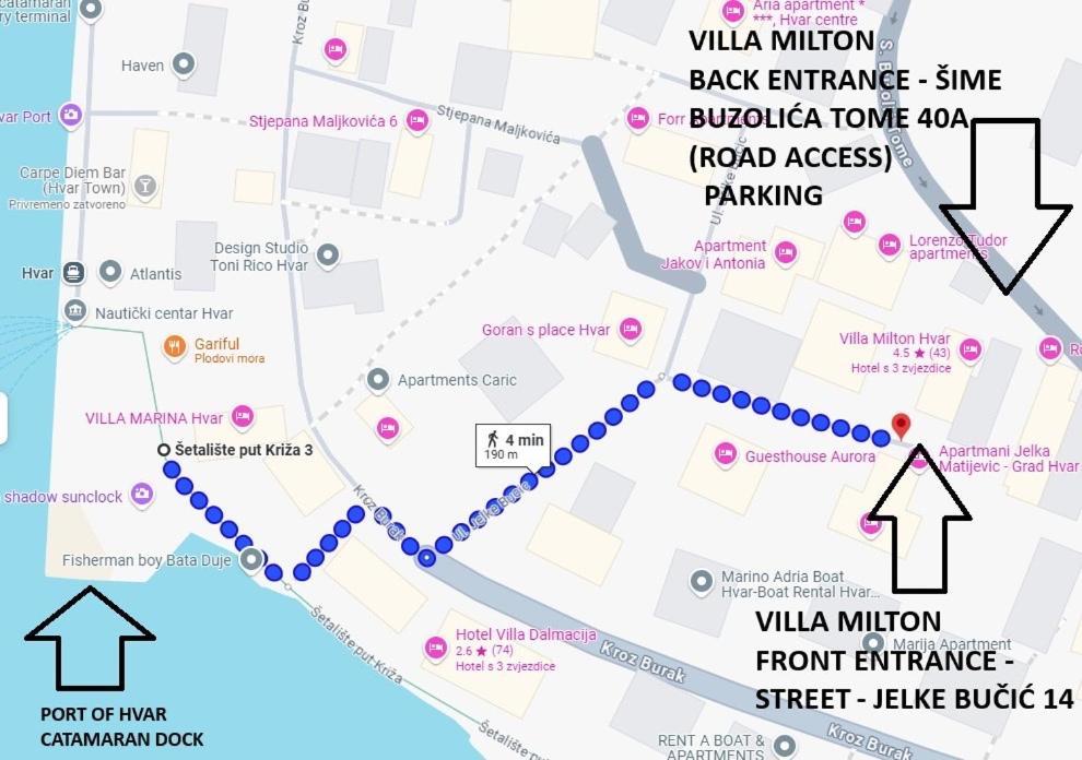 Milton Hvar Apartman
